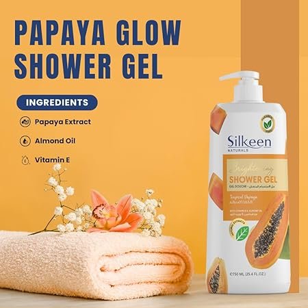 NATURALS Shower Gel with Papaya Brighten - Image 2