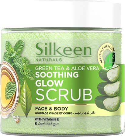 NATURALS Green Tea & Aloe Vera Soothing Glow Scrub - Image 3